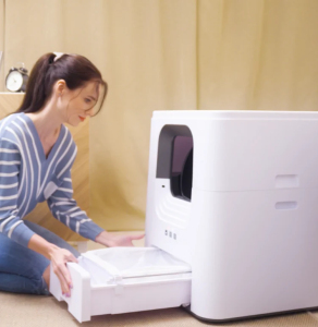 Aclıum Akıllı Otomatik Kedi Tuvaleti - 55x57x65 cm - 3