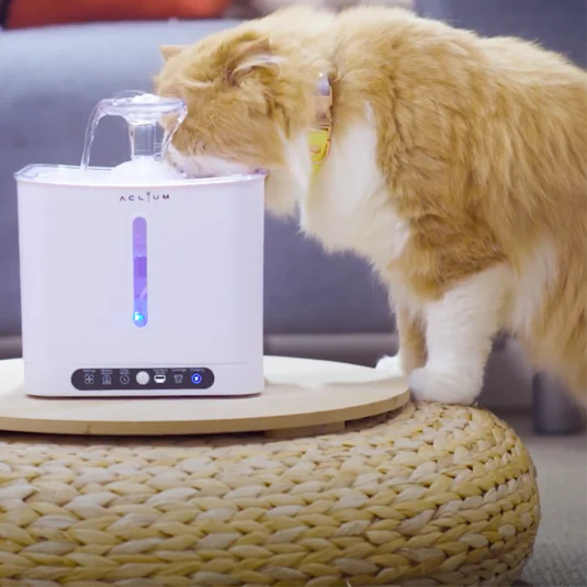 Aclium Hareket Sensörlü Sessiz Kedi Su Sebili - 2