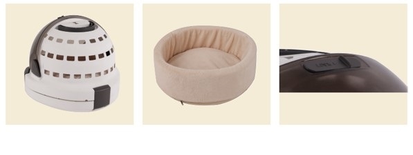 Aclıum Isıtıcılı Kapsül Kedi Evi - 9W Modern Tasarım - 2