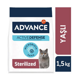 Advance 10+ Tavuklu Kısırlaştırılmış Yaşlı Kedi Maması 1.5 kg - 2