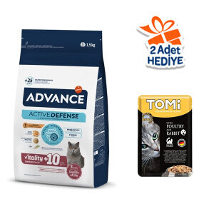 Advance 10+ Tavuklu Kısırlaştırılmış Yaşlı Kedi Maması 1.5 kg