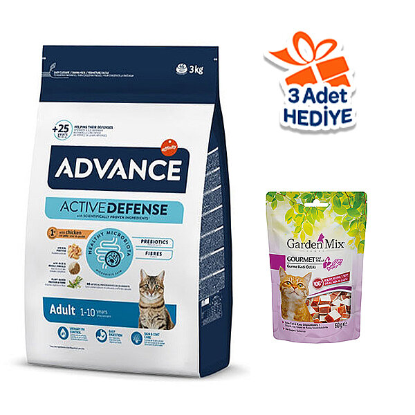 Advance Tavuk Etli 3 Kg Yetişkin Kuru Kedi Maması