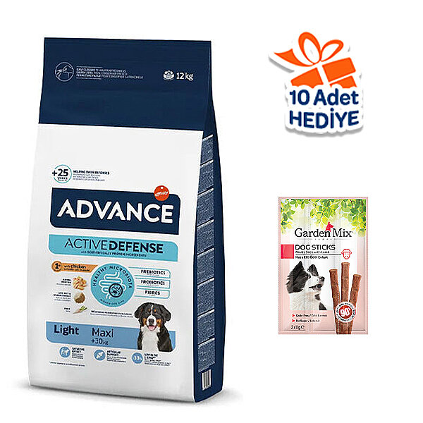 Advance Maxi Light Büyük Irk Yetişkin Köpek Maması 12 kg