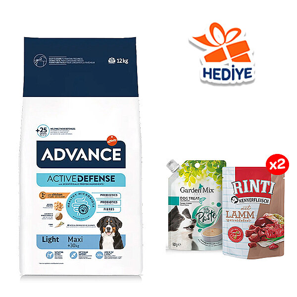 Advance Maxi Light Büyük Irk Yetişkin Köpek Maması 12 kg - 1