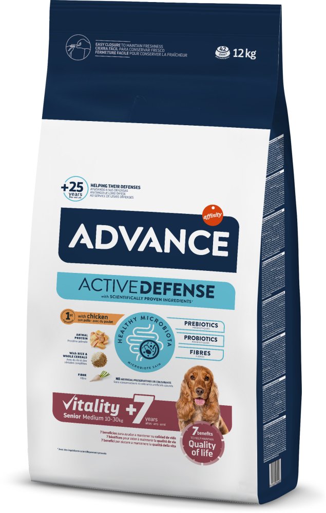 Advance Medium Senior Yaşlı Köpek Maması 12 kg - 1