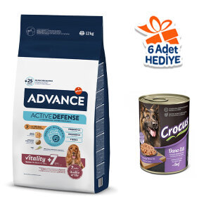 Advance Medium Senior Yaşlı Köpek Maması 12 kg