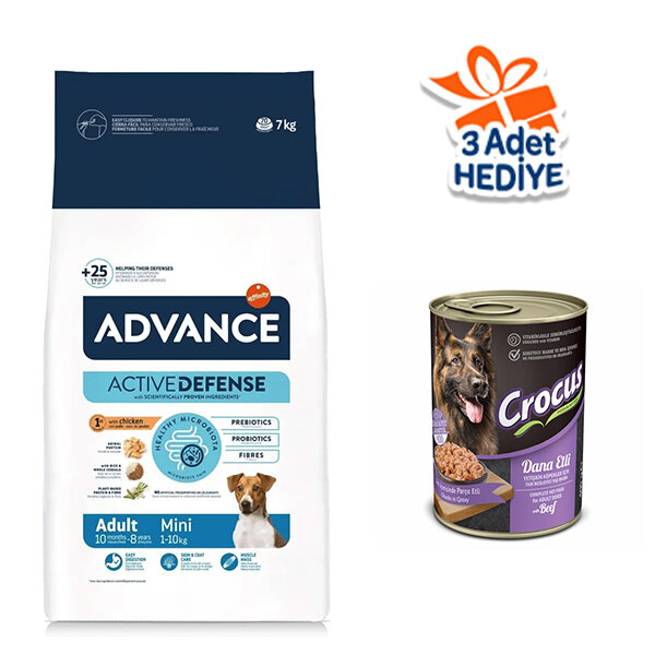 Advance Mini Yetişkin Köpek Maması 7 kg - 1