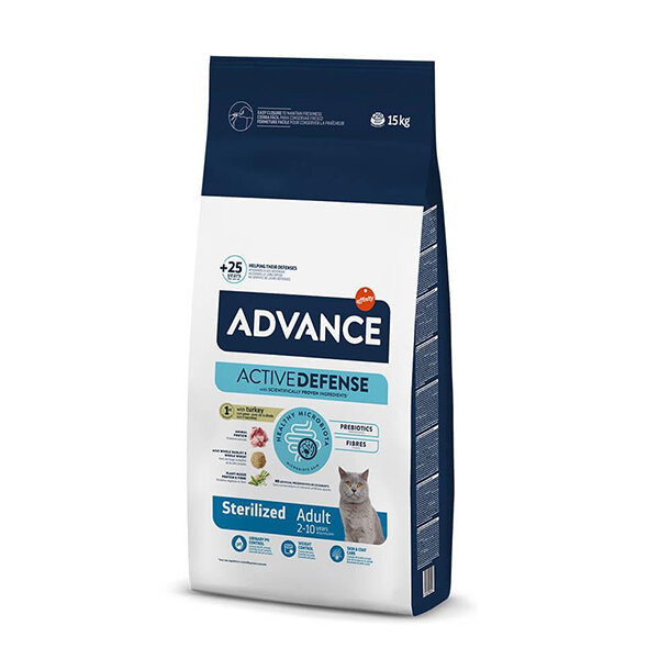Advance Hindili Kısırlaştırılmış Kedi Maması 15 kg - 2