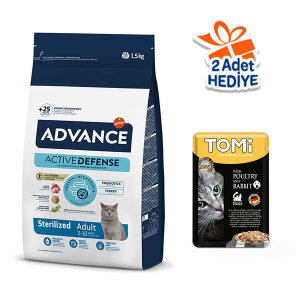 Advance Hindili Kısırlaştırılmış Kedi Maması 1.5 kg