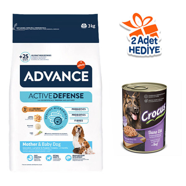 Advance Initial Tavuklu Hamile ve Yavru Köpek Maması 3 kg - 1