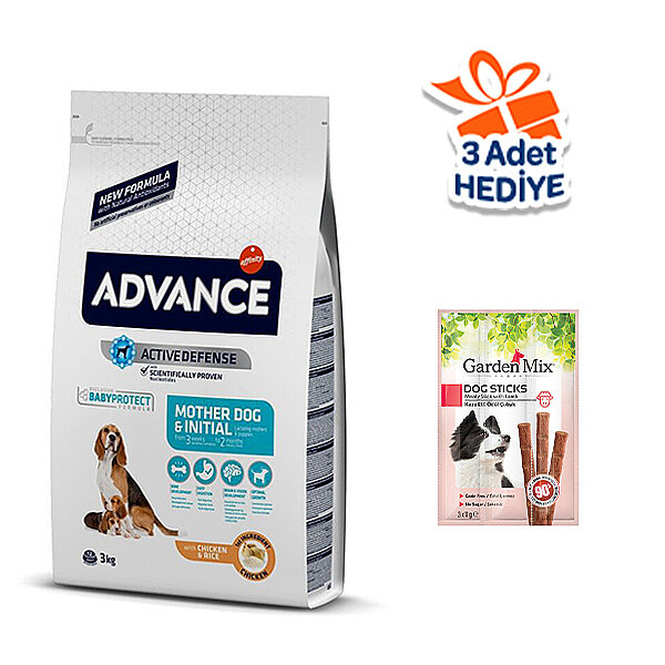 Advance Initial Tavuklu Hamile ve Yavru Köpek Maması 3 kg