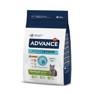 Advance Junior Tavuklu Kısırlaştırılmış Yavru Kedi Maması 10 kg - 2