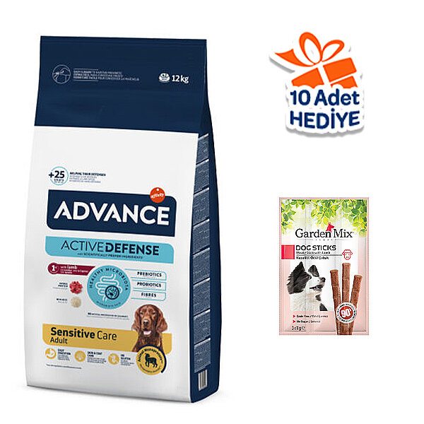 Advance Kuzu Etli ve Pirinçli Hassas Yetişkin Köpek Maması 12 kg