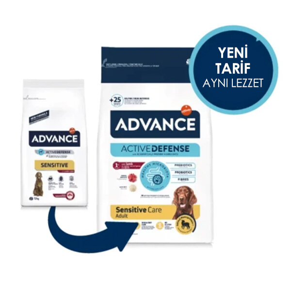 Advance Kuzu Etli ve Pirinçli Hassas Yetişkin Köpek Maması 3 kg - 4