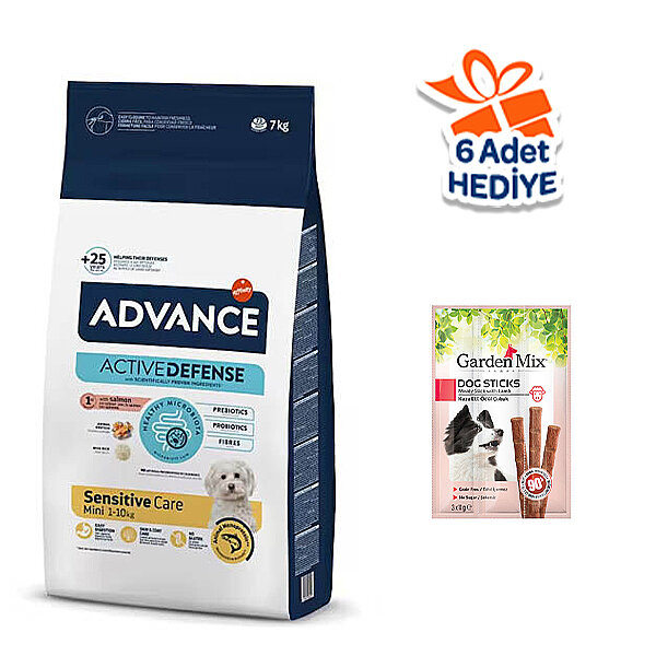 Advance Mini Sensitive Küçük Irk Hassas Sindirim Destekleyici Köpek Maması 7 KG