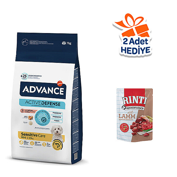 Advance Mini Sensitive Küçük Irk Hassas Sindirim Destekleyici Köpek Maması 7 KG