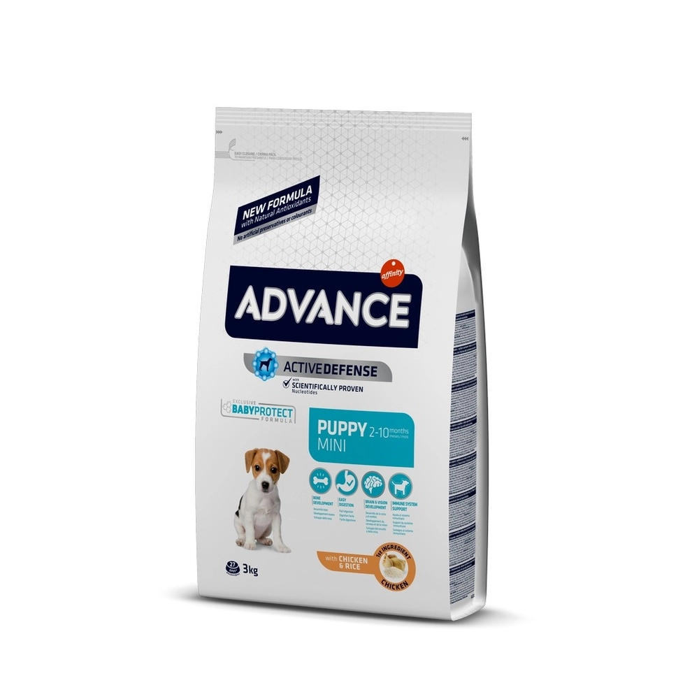 Advance Puppy Mini Tavuklu Küçük Yavru Köpek Maması 3 kg - 1