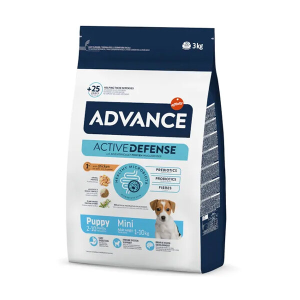 Advance Puppy Mini Tavuklu Küçük Yavru Köpek Maması 3 kg - 5
