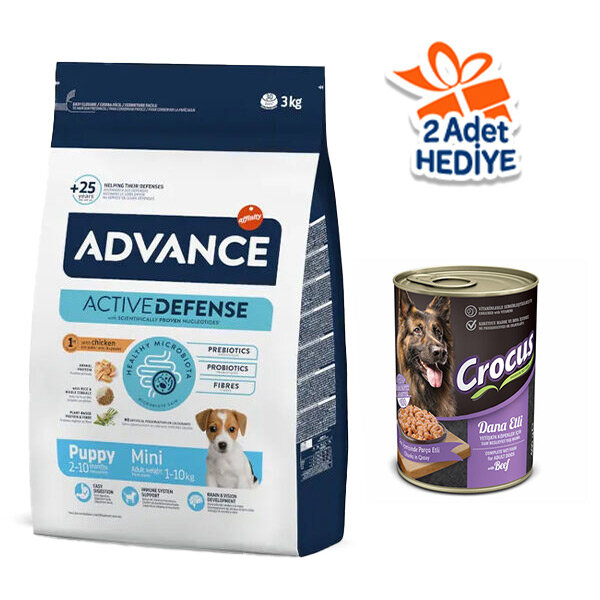 Advance Puppy Mini Tavuklu Küçük Yavru Köpek Maması 3 kg - 1