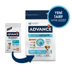 Advance Puppy Mini Tavuklu Küçük Yavru Köpek Maması 3 kg - 4
