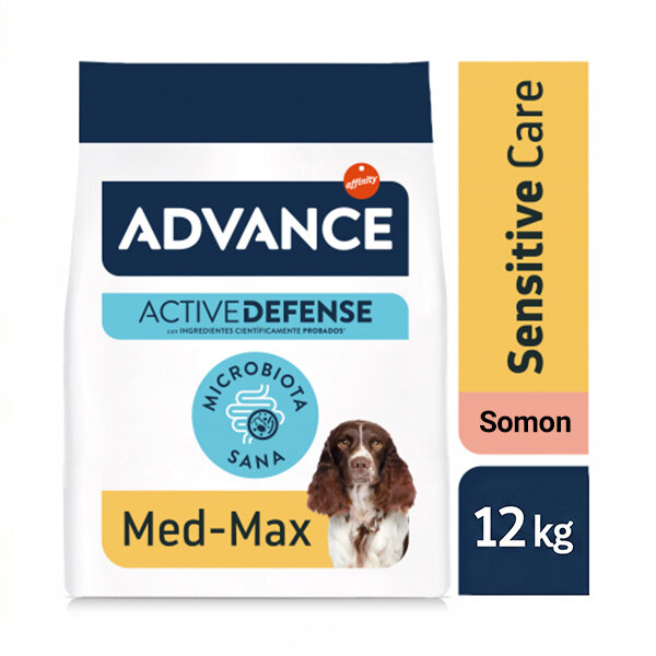 Advance Sensitive Care Somonlu Orta ve Büyük Irk Yetişkin Köpek Maması 12 kg - 2