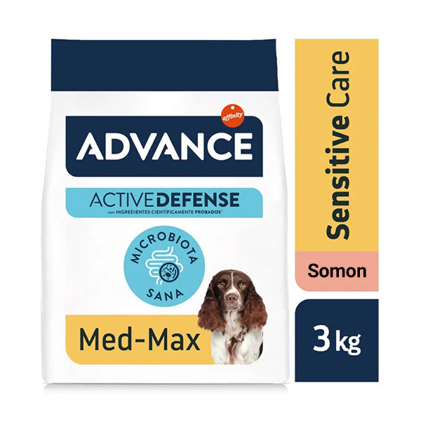 Advance Sensitive Care Somonlu Orta ve Büyük Irk Yetişkin Köpek Maması 3 kg - 2