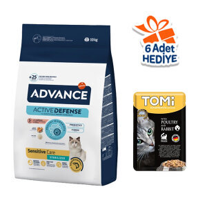 Advance Sensitive Somonlu Kısırlaştırılmış Kedi Maması 10 kg