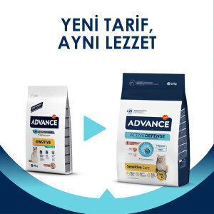 Advance Sensitive Somonlu Yetişkin Kedi Maması 10 kg - 3