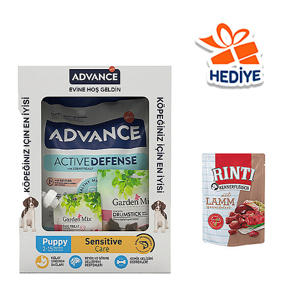Advance Somonlu Yavru Köpek Maması 3 Kg Evine Hoşgeldin Hediyeli Box - 1