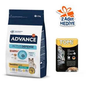 Advance Sterilized Somonlu Kısırlaştırılmış Kedi Maması 1.5 kg