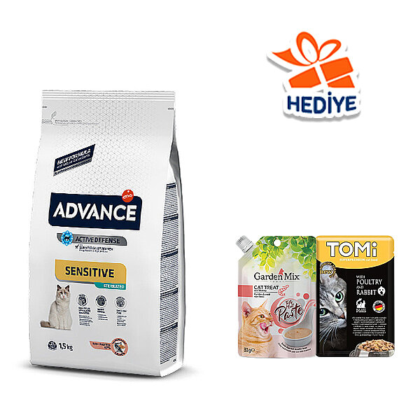 Advance Sterilized Somonlu Kısırlaştırılmış Kedi Maması 1.5 kg - 1