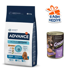 Advance Tavuklu Orta Irk Yetişkin Köpek Maması 14 kg