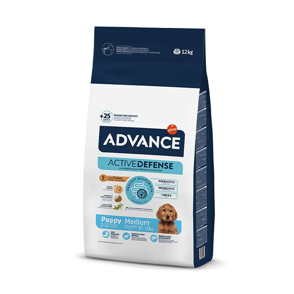 Advance Tavuklu ve Pirinçli Orta Irk Yavru Köpek Maması 12 kg - 4