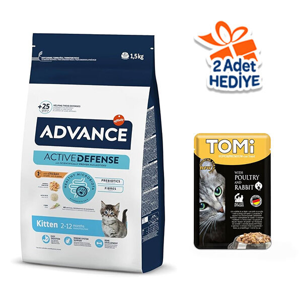 Advance Tavuklu Yavru Kedi Maması 1.5 kg - 1