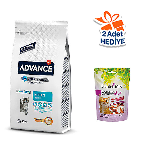 Advance Tavuklu Yavru Kedi Maması 1.5 kg