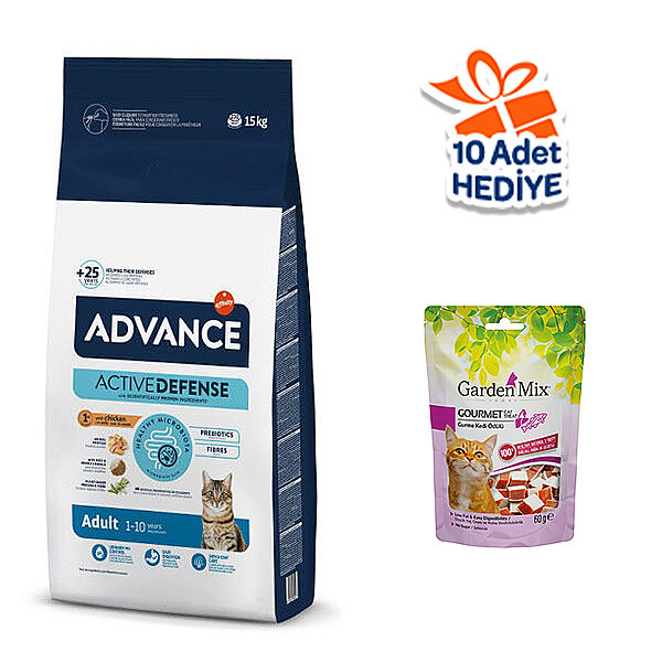 Advance Tavuklu Yetişkin Kedi Maması 15 kg - 1