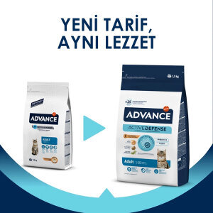 Advance Tavuklu Yetişkin Kedi Maması 1.5 kg - 3