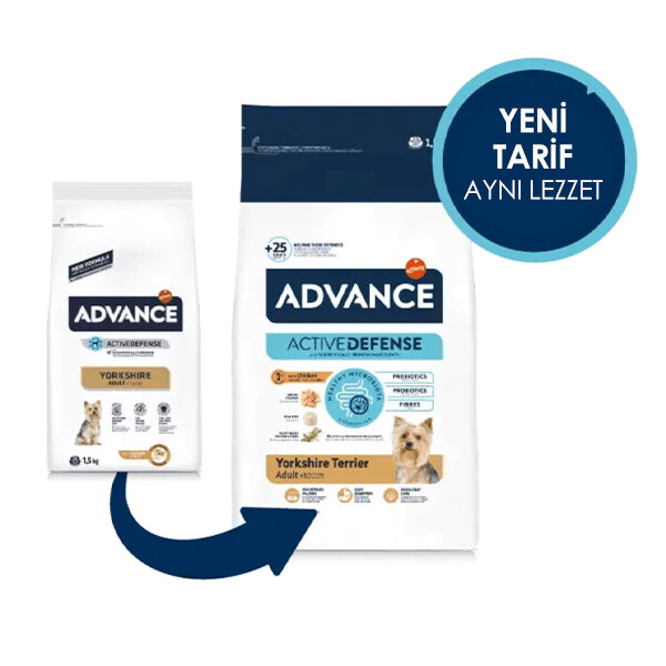 Advance Yorkshire Terrier Yetişkin Köpek Maması 1.5 kg - 3