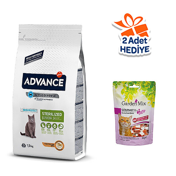 Advance Young Tavuklu Kısırlaştırılmış Yavru Kedi Maması 1.5 kg