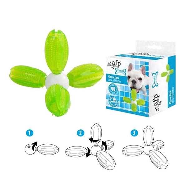 Afp Dental Chews-Chew Jack - 4 Lü Kaşıma Yeşil - 2