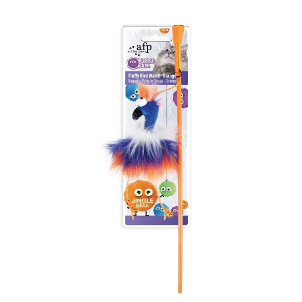 Afp Furry Ball - Tüylü Renkli Kuş Olta Turuncu - 1