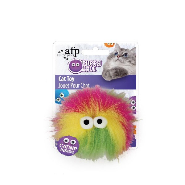 Afp Furry Ball - Tüylü Renkli Top Oyuncak Pembe - 1