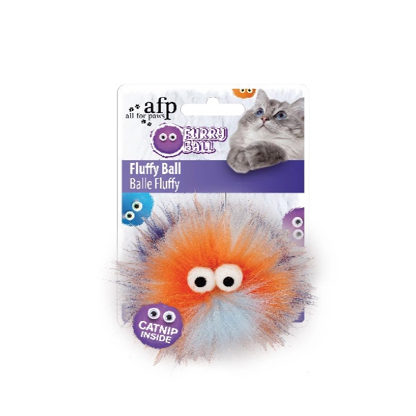 Afp Furry Ball - Tüylü Renkli Top Oyuncak Turuncu - 1