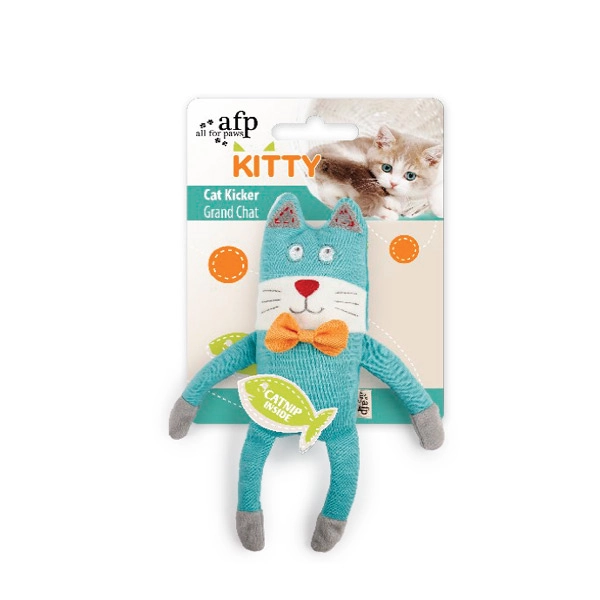 Afp Kitty - Peluş Kedi Turkuaz Yavru Kedi Oyuncak - 1