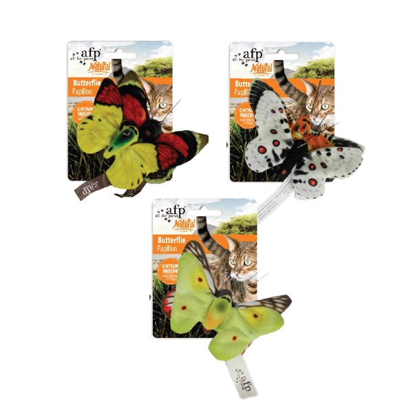 Afp Natural Instincts- Peluş Kelebek Kedi Oyuncağı - 1