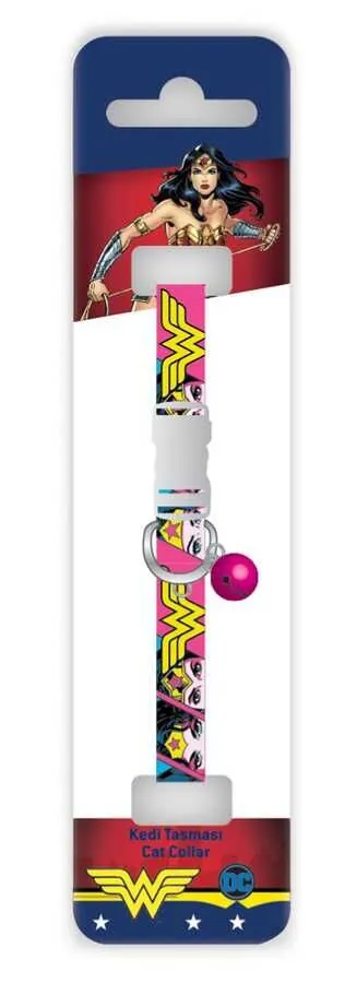 Wonder Woman Boyun Tasması 1 Cm Pembe - 1