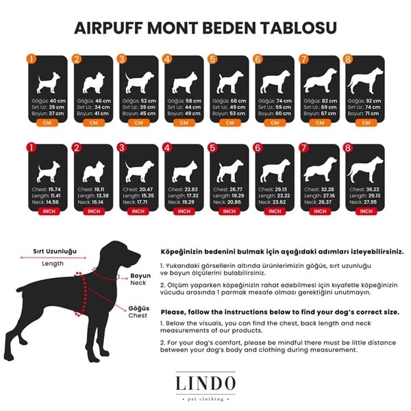 Air Puff Deep Köpek Montu Beden :5 - 4