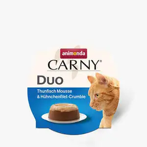 Animonda Carny Duo Tavuk ve Ton Mousse Kedi Konservesi 70 gr