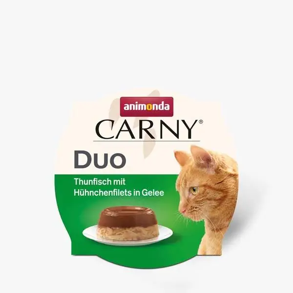 Animonda Carny Duo Ton ve Tavuklu Jöleli Kedi Konservesi 70 gr - 1