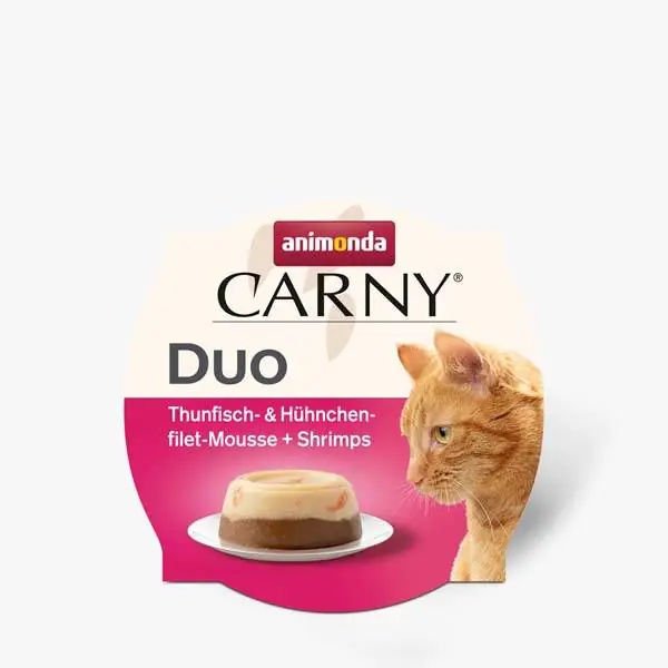 Animonda Carny Duo Ton ve Tavuklu Mousse Kedi Konservesi 70 gr - 1